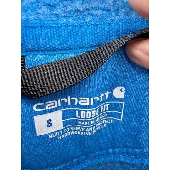 Carhartt Men's Blue Sweatshirt Size Small Model TS0074-M - Picture 3 of 9
